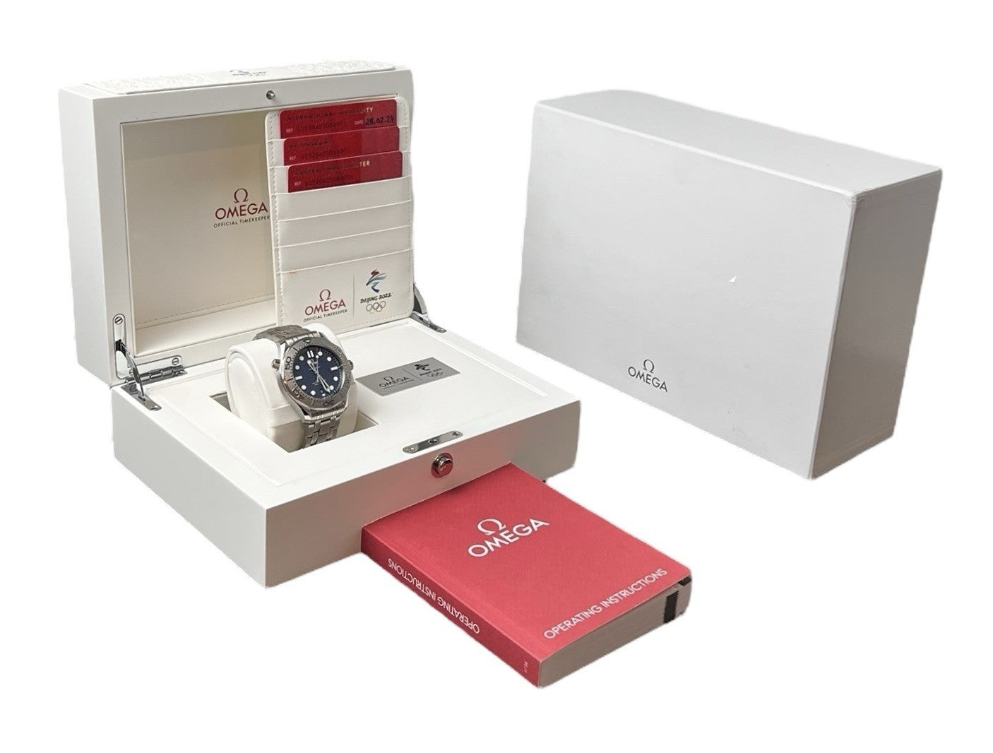 Omega Seamaster Diver Steel Blue Dial 42mm Automatic Mens 522.30.42.20.03.001