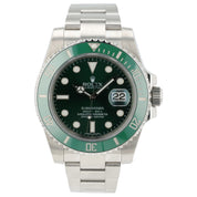 Rolex Submariner “Hulk” Green Dial Steel 40mm Automatic Men's Watch 116610LV