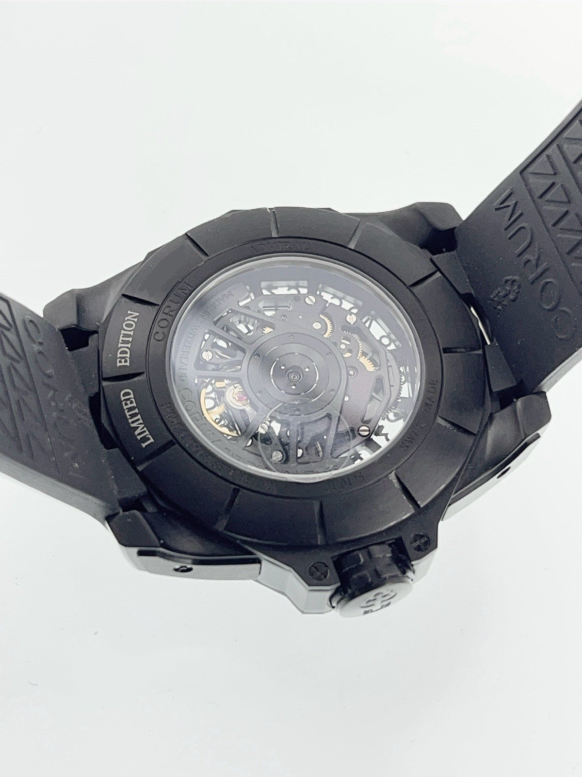 Corum Admiral 45 stainless Steel Skeleton Dial 45mm Automatic Men's Watch 1.0125