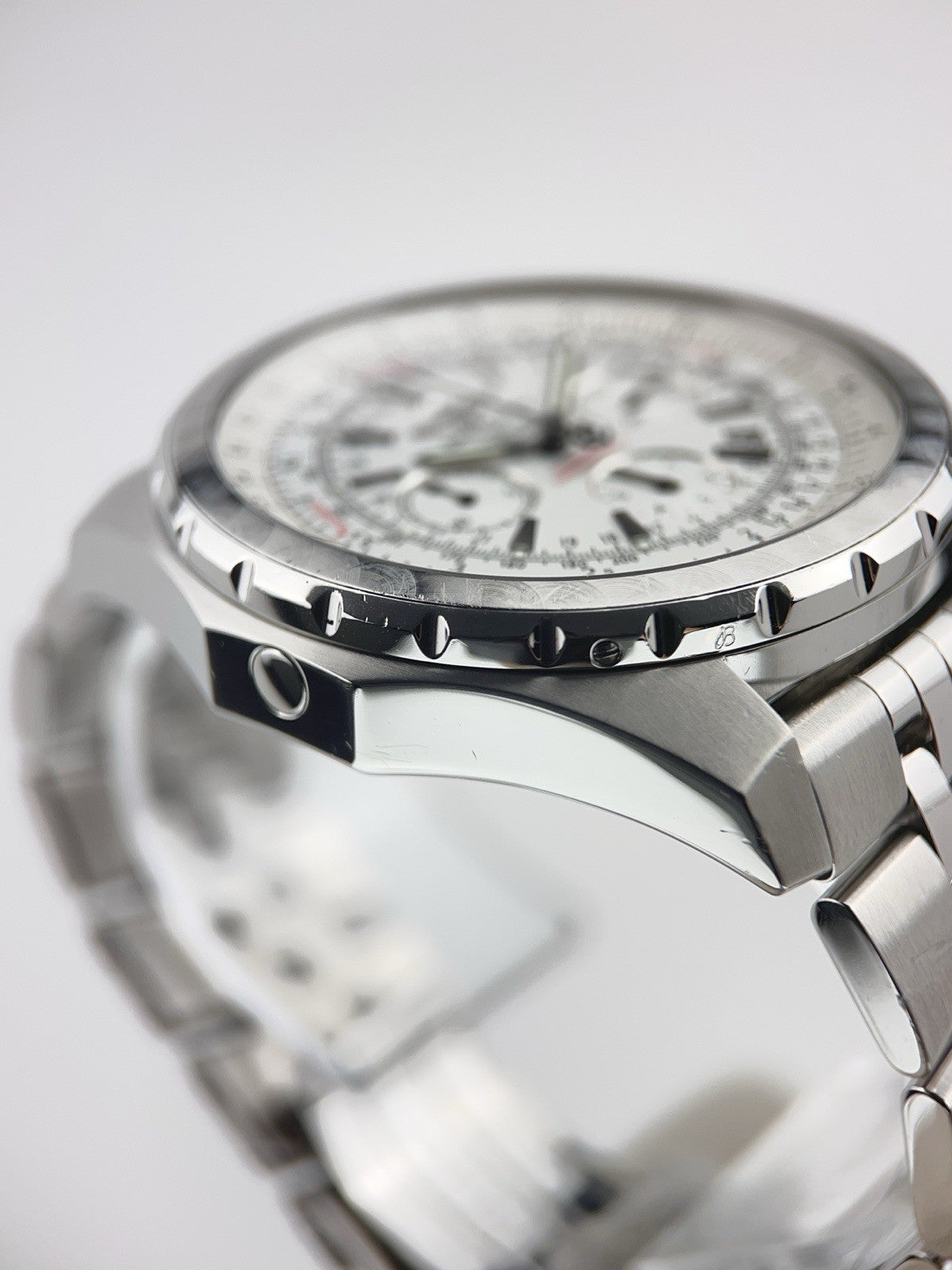 Breitling Bentley Motors Steel White Dial 48mm Automatic Men’s Watch A25363