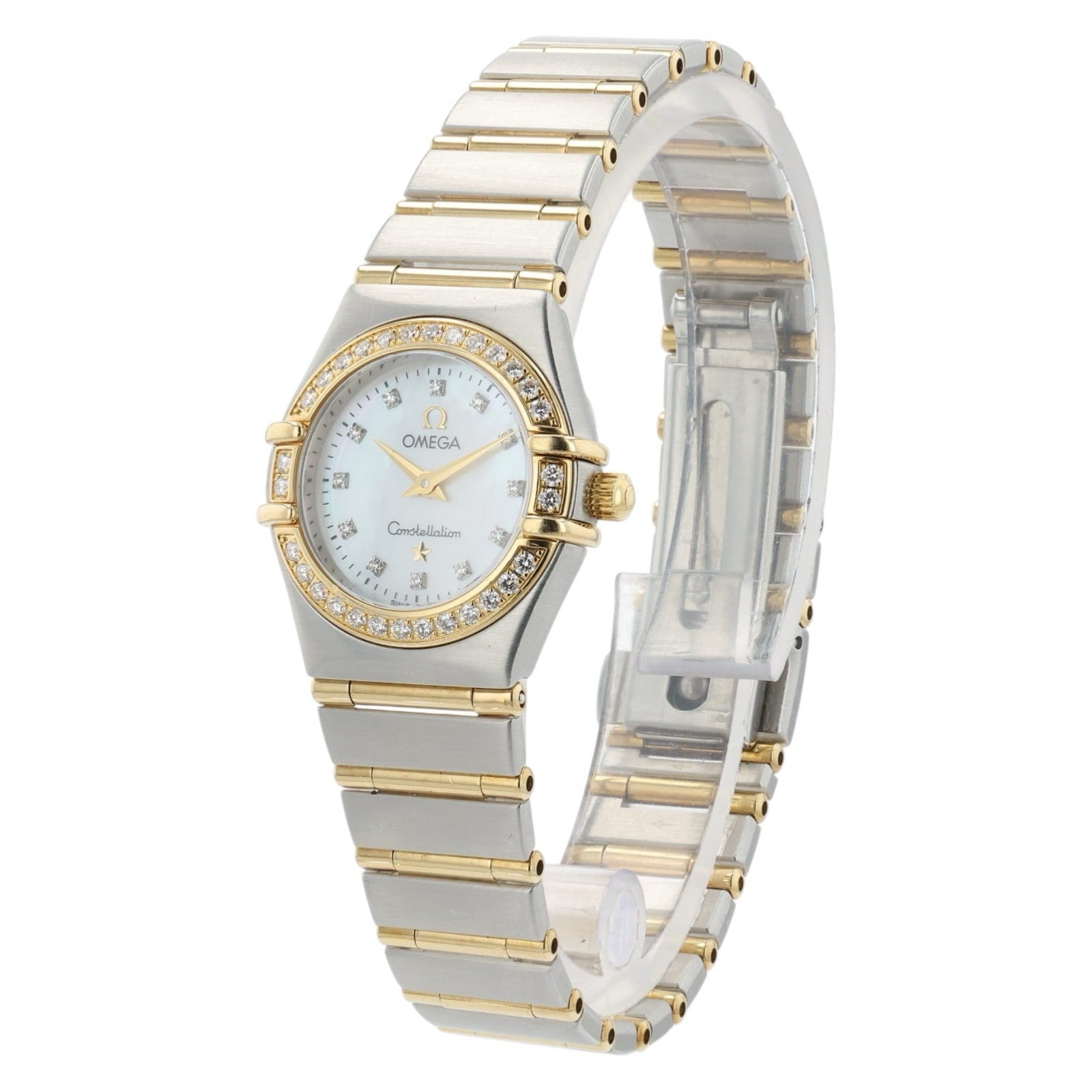 Omega Constellation MOP Dial Gold & Steel 23mm Quartz Women’s Watch 1267.75.00