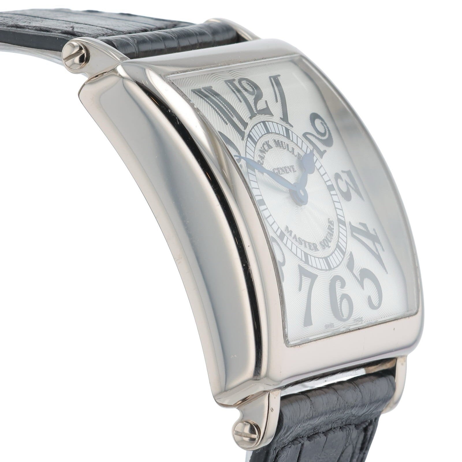 Franck Muller Master Square 18k White Gold Silver Dial 33mm Quartz 6002 M QZ V