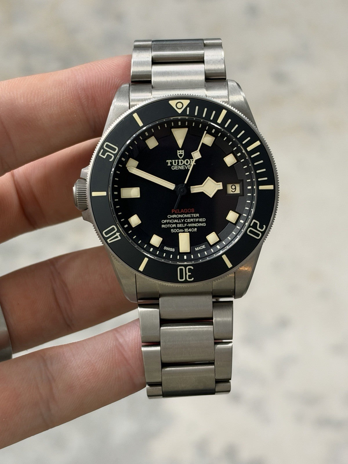 2026 Tudor Pelagos LHD Mens Automatic Titanium Watch 25610TNL - B/P