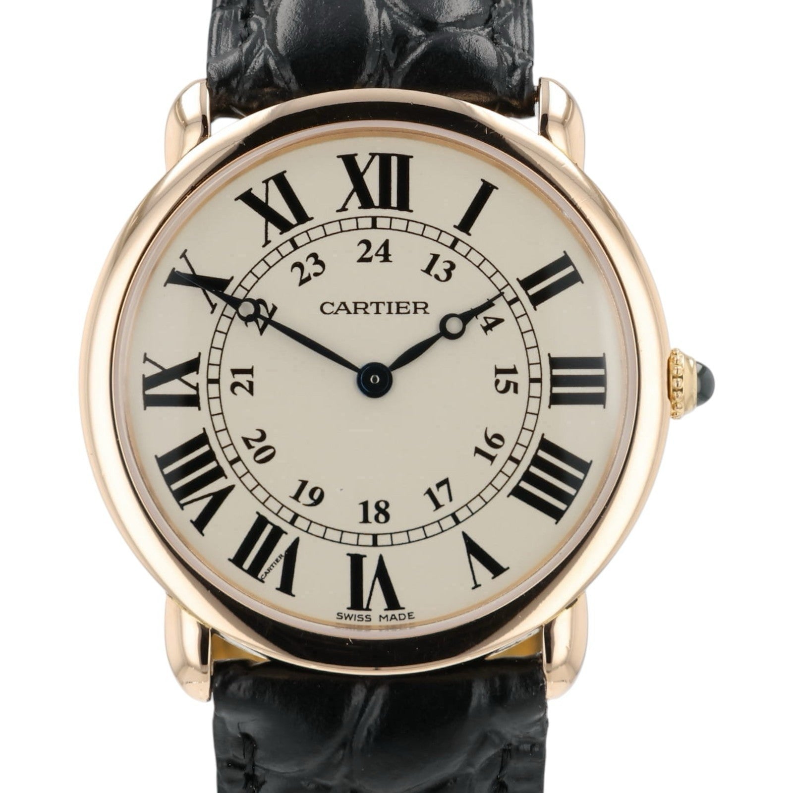 Cartier Ronde Louis Silver Dial 18k Rose Gold 36mm Manual Wind Men’s W6800251