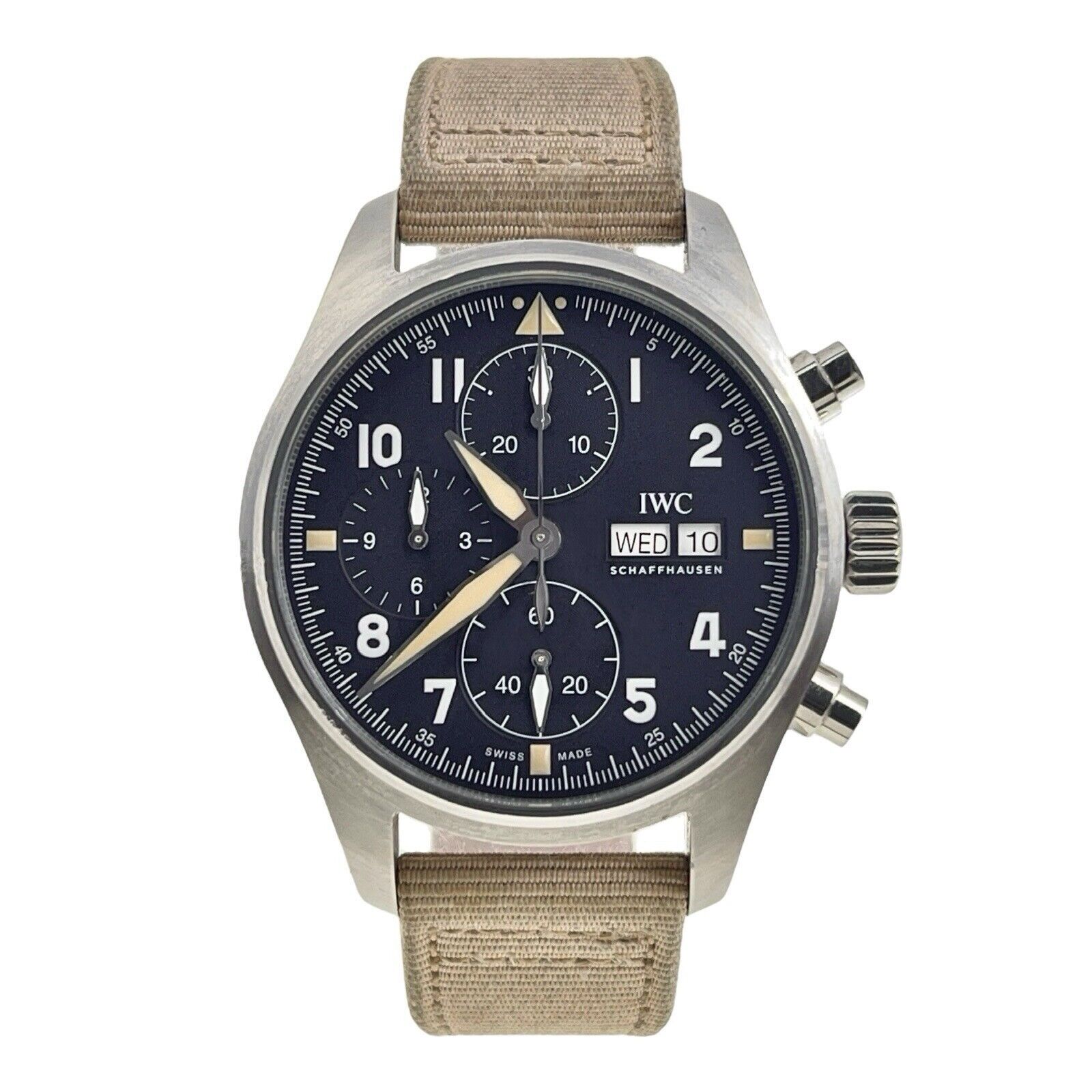 IWC Pilot Spitfire Chronograph Steel 41mm Automatic Men’s Watch IW387901