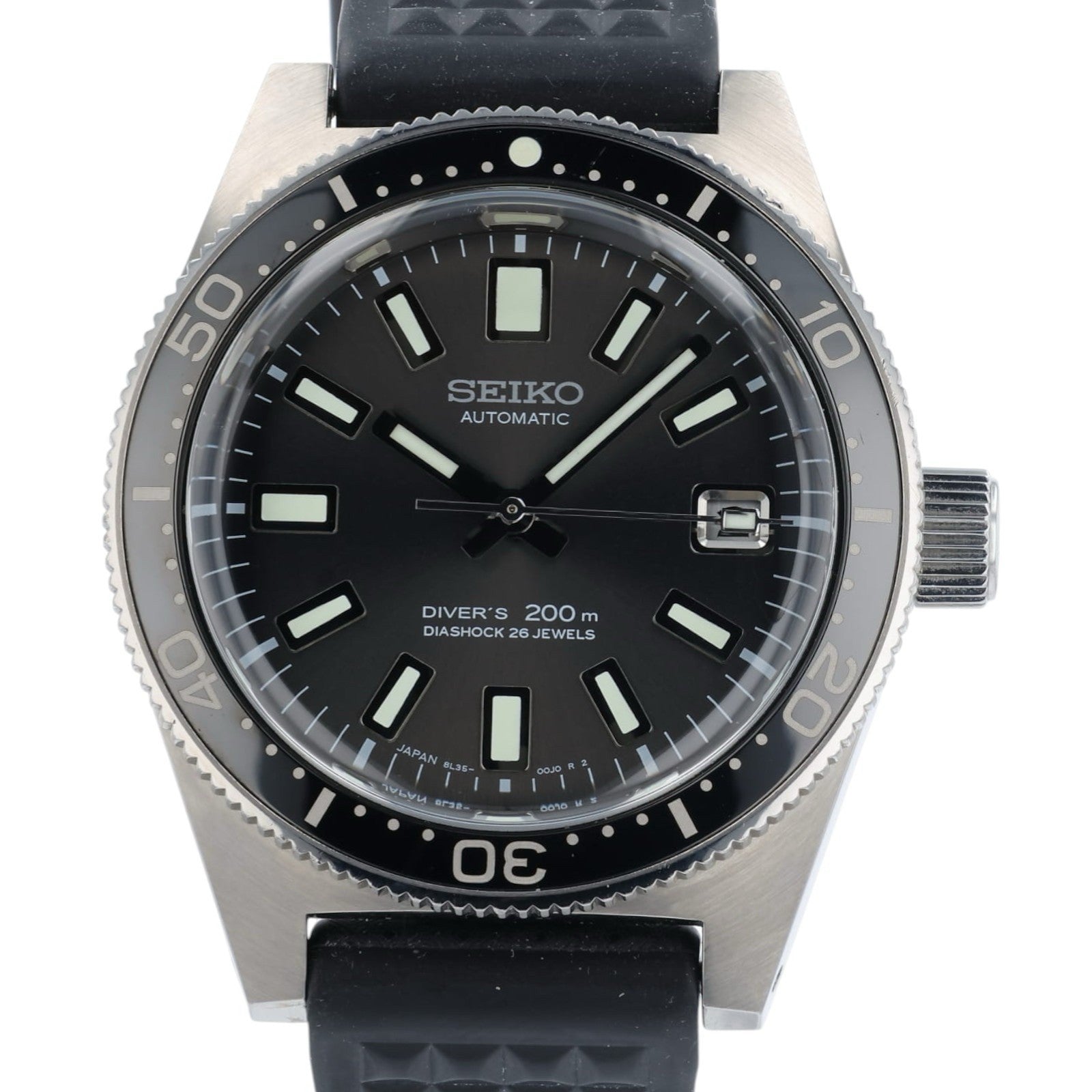 Seiko Prospex Diver Black Dial Stainless Steel 40mm Automatic Men’s Watch SLA017