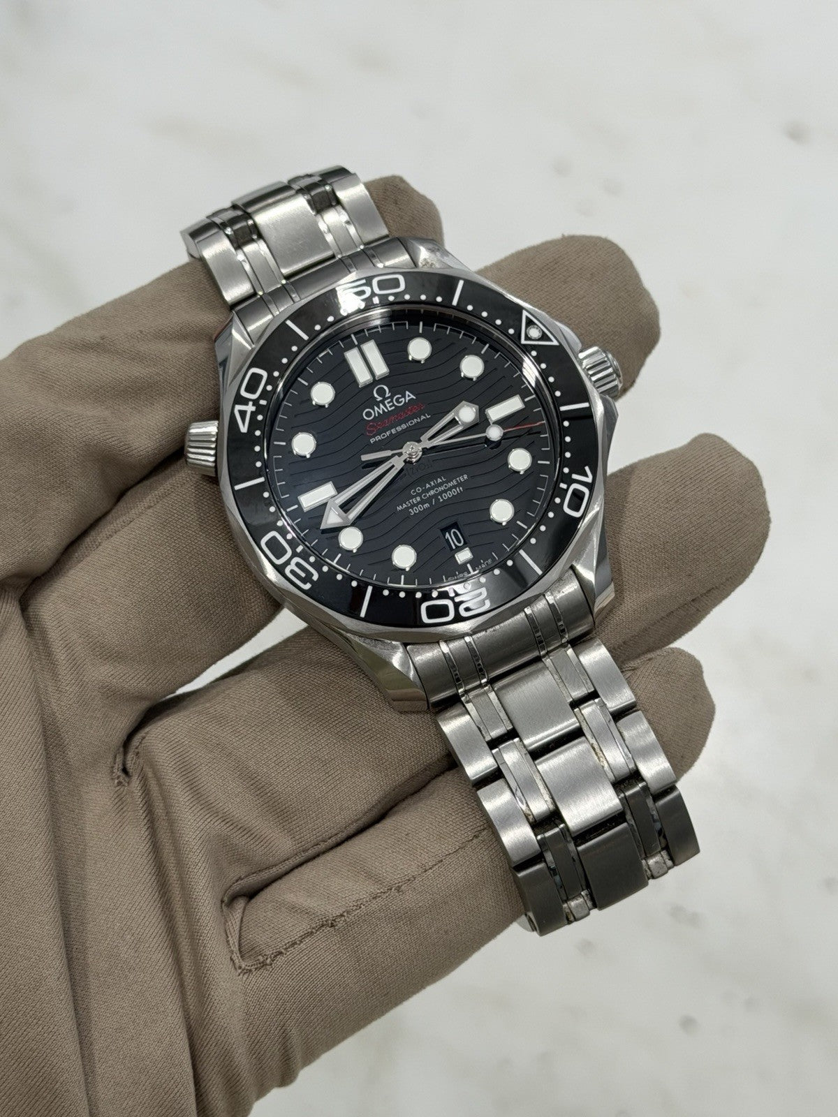 Omega Seamaster Men's Black Dial Swiss Automatic Watch 210.30.42.20.01.001