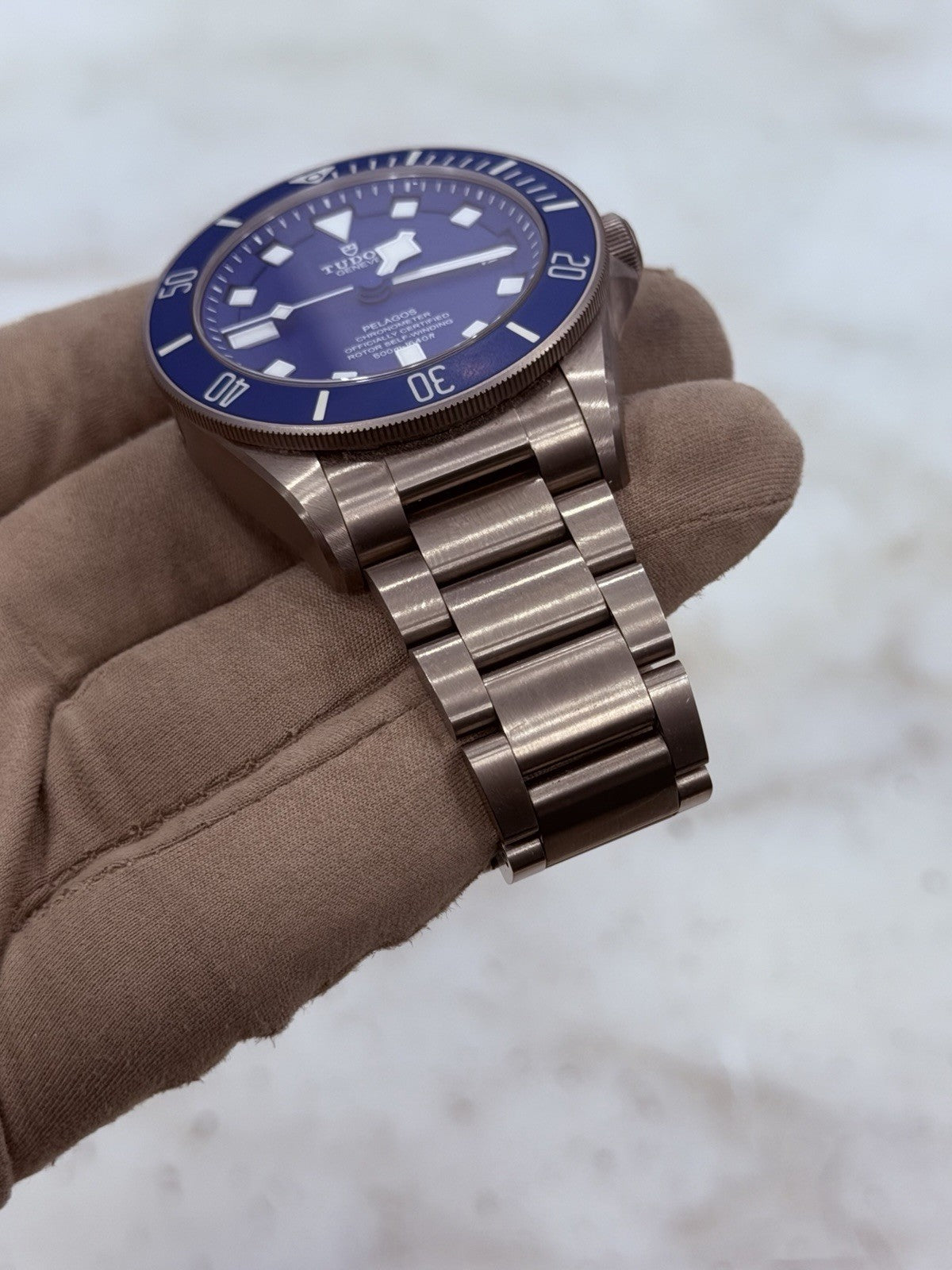 2023 Tudor Pelagos Date Blue Dial Titanium Men's Watch 25600TB - W/ Papers