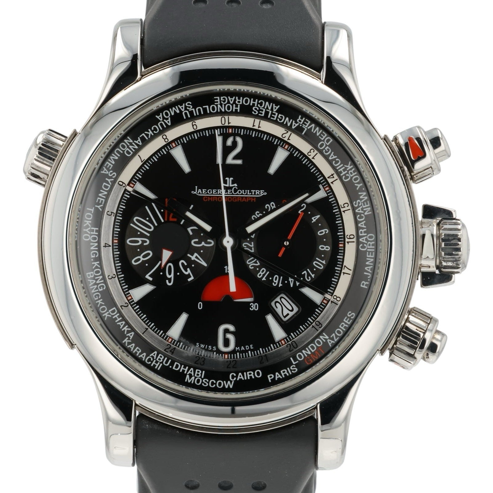 LeCoultre Master Compressor Black Dial Stainless Steel 46mm Auto Men’s 150.8.22