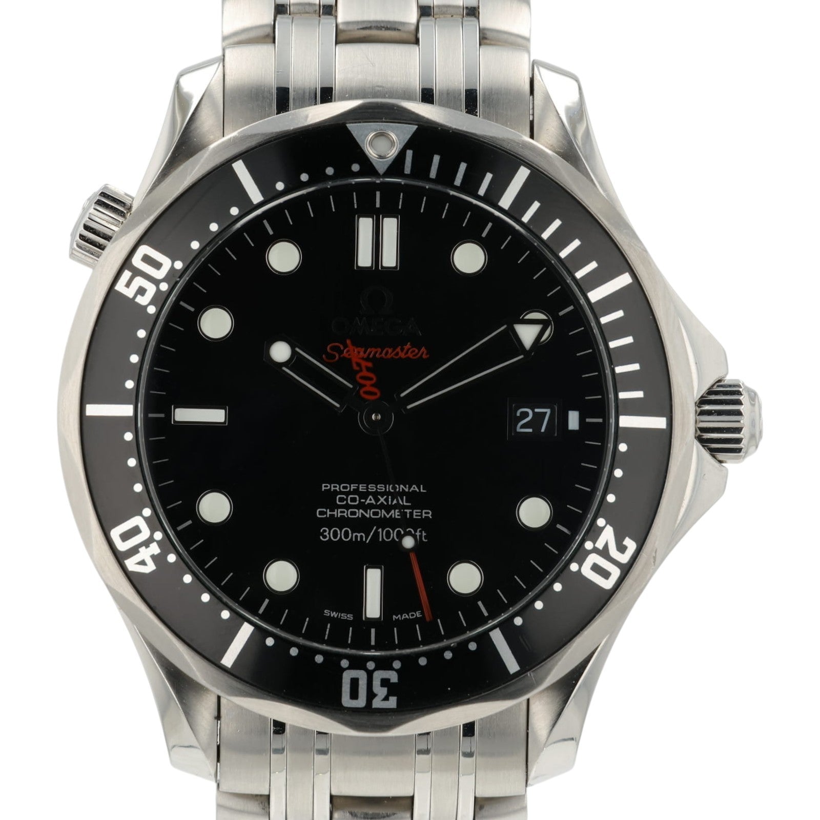 Omega Seamaster Black Dial Stainless Steel 41mm Automatic 212.30.41.20.01.001