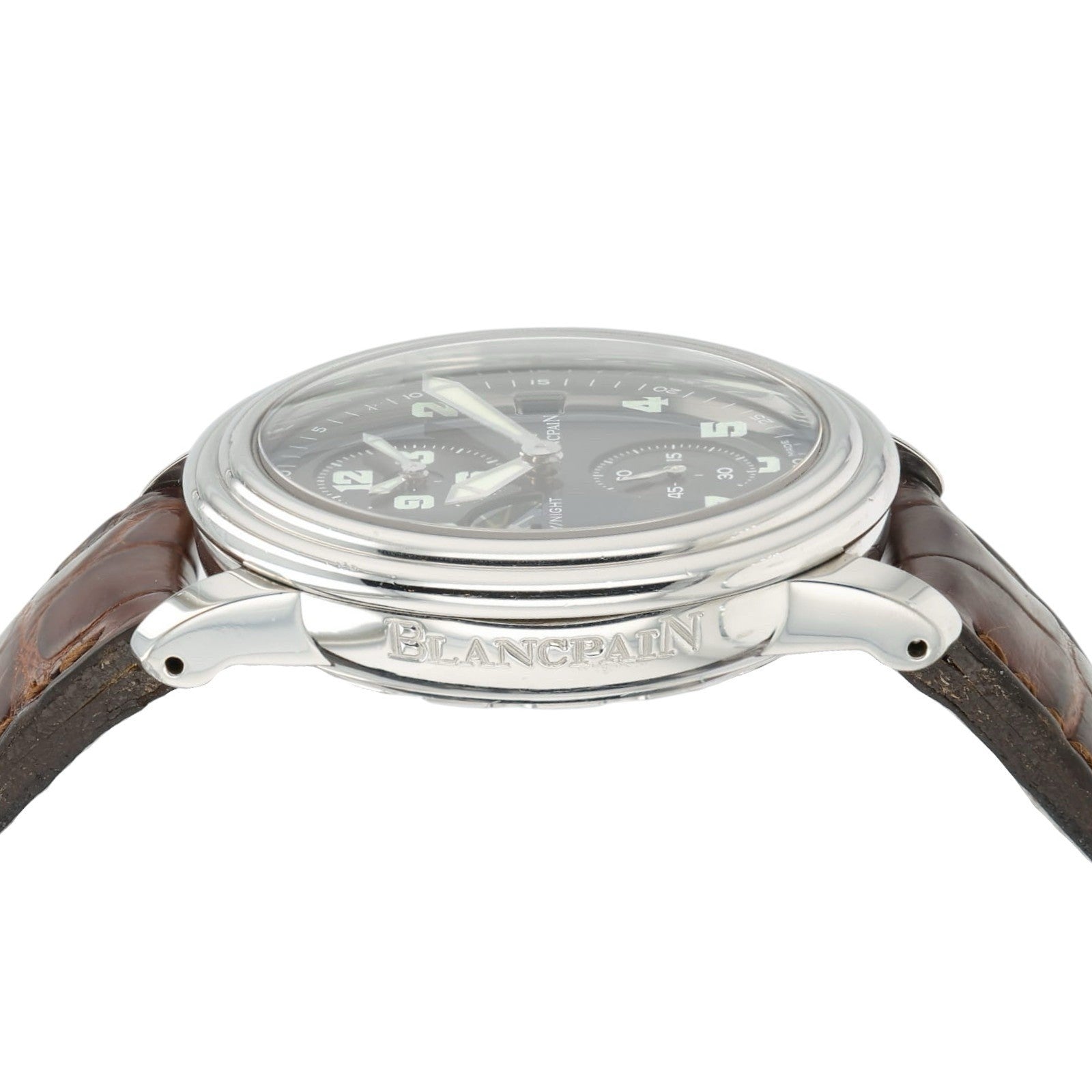 Blancpain Leman Black Dial Stainless Steel 38mm Automatic Men’s 2160.1130.53