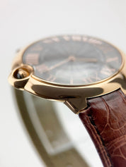 Cartier Ballon Bleu 18k Rose Gold Grey Dial 40mm Manual Wind Men’s WGBB0020