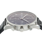 IWC Portugieser Chronograph Black Dial Steel 41mm Automatic Men’s Watch IW371609