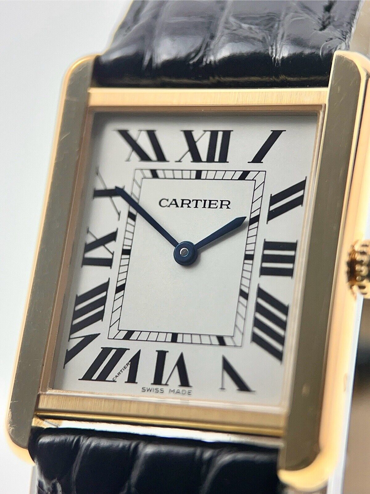Cartier Tank Solo 18k Yellow Gold and Steel 27mm Quartz Unisex Watch 3167