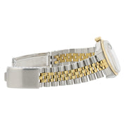 Rolex Datejust “Buckley” Dial Gold & Steel Silver Dial 36mm Automatic 1601