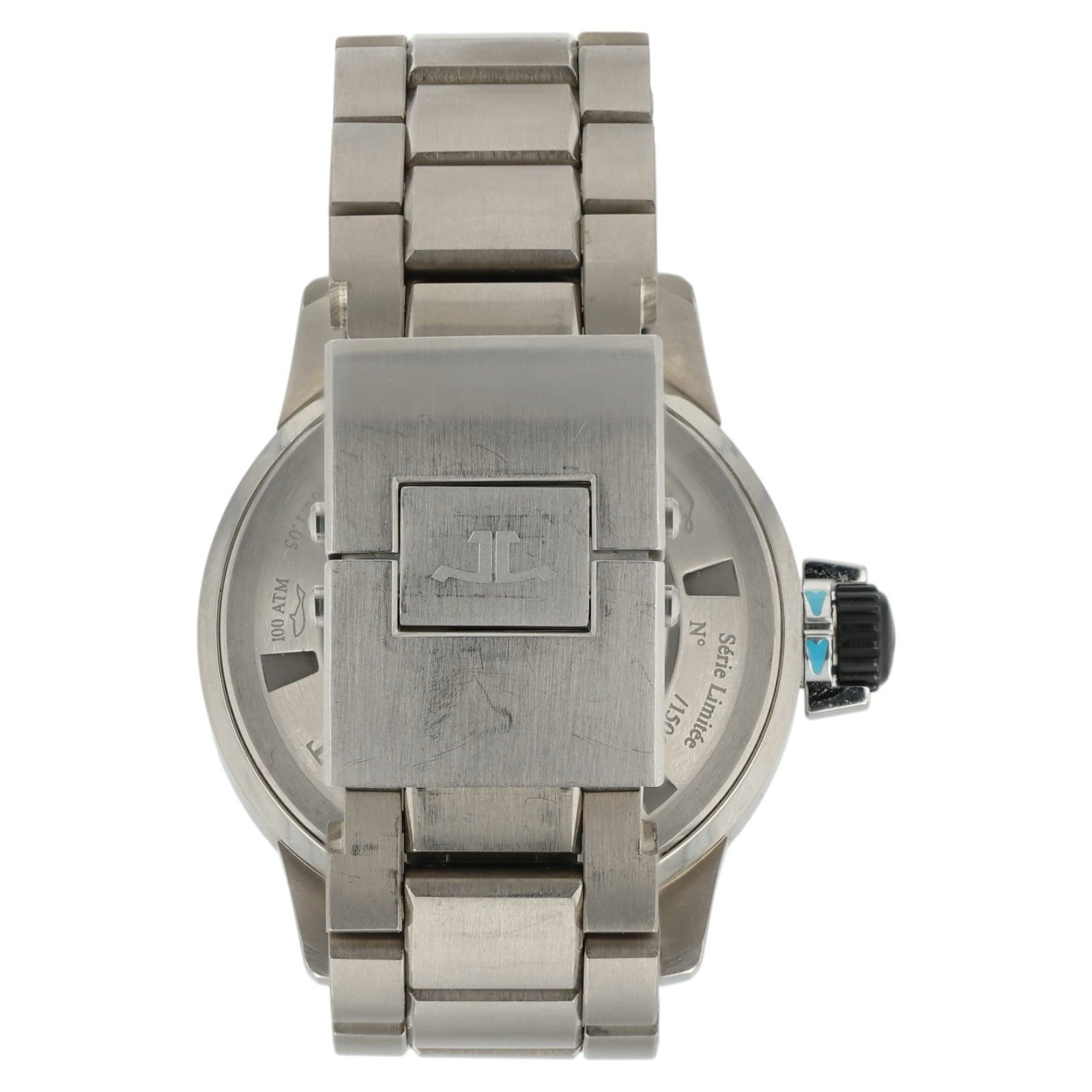 LeCoultre Master Compressor Black Dial Titanium 44mm Auto Men’s Watch Q187T770