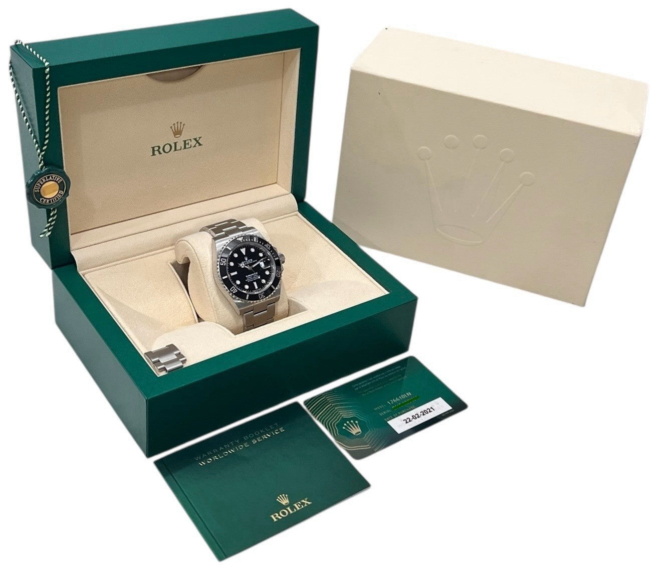 Rolex Submariner Stainless Steel Black Dial 41mm Automatic Mens Watch 126610LN