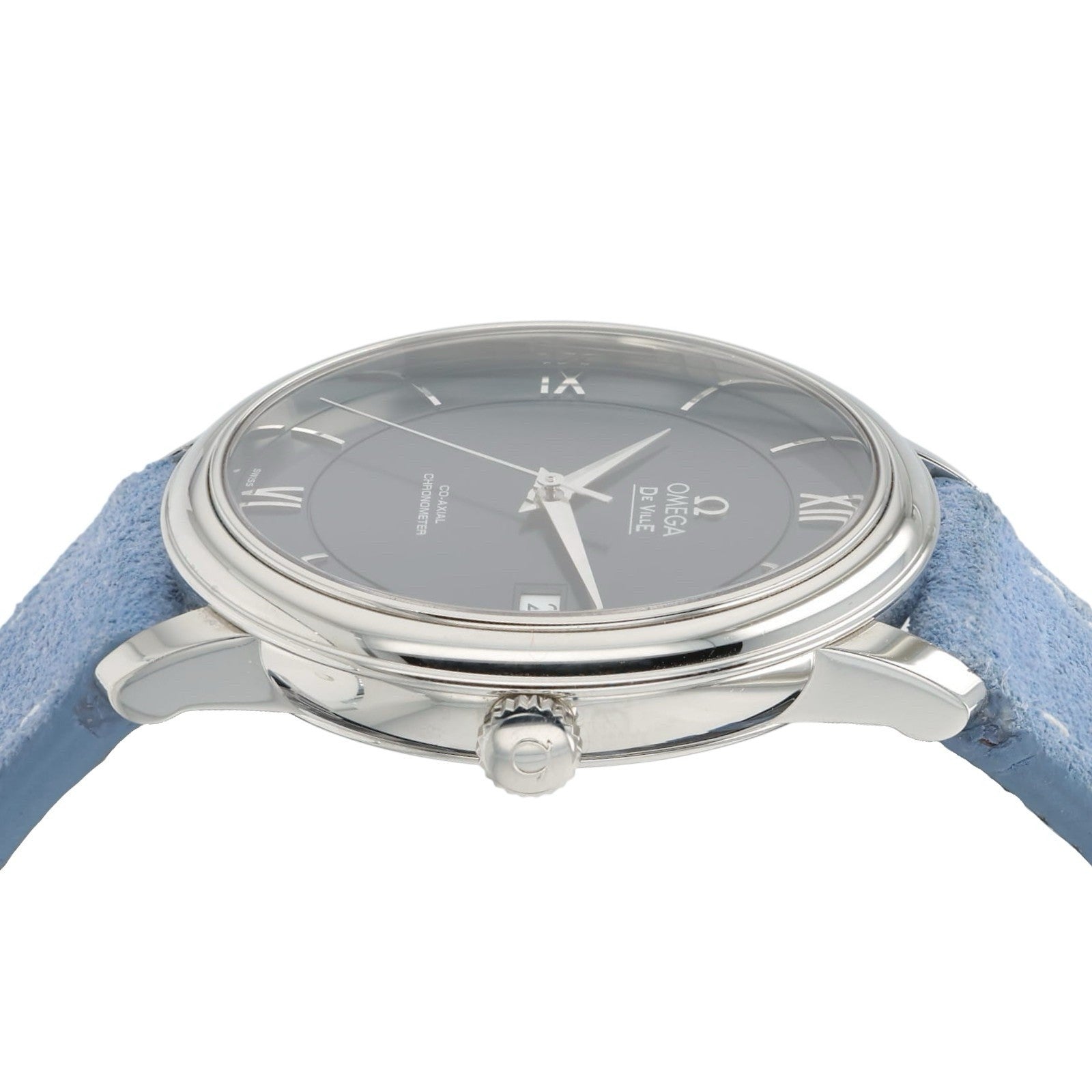 Omega Deville Blue Dial Stainless Steel 39.5mm Automatic 424.13.40.20.03.001