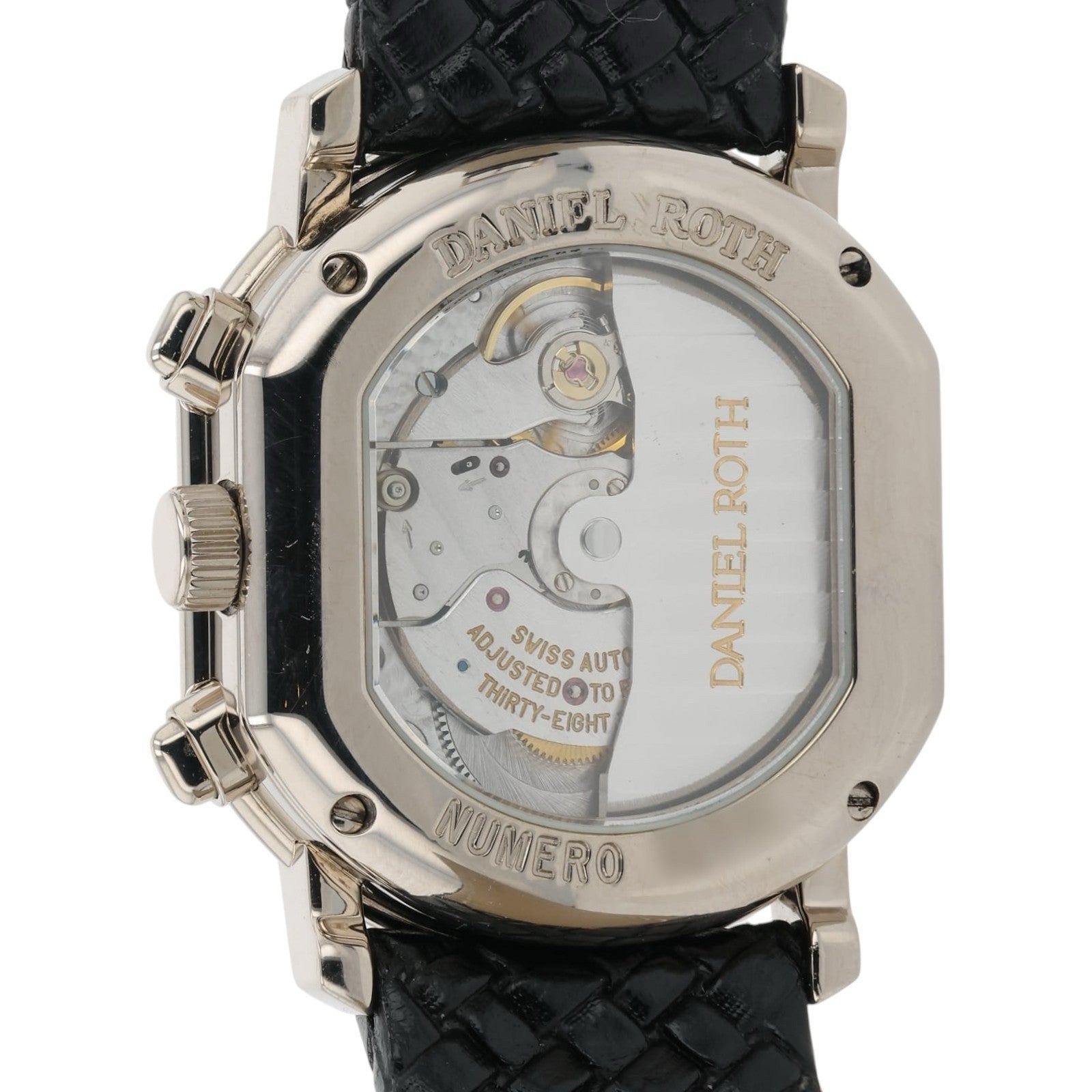 Daniel Roth Chronograph 18k White Gold Silver Dial 31x34mm Automatic Watch C447