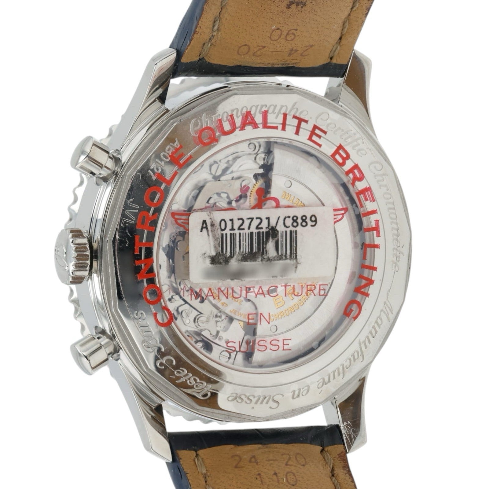 Breitling Navitimer Blue Dial Stainless Steel 46mm Automatic Men’s Watch AB0127