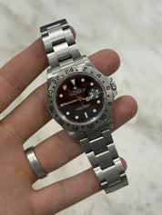 Rolex Explorer II Stainless Steel Black Dial 40mm Automatic Mens Watch 16570