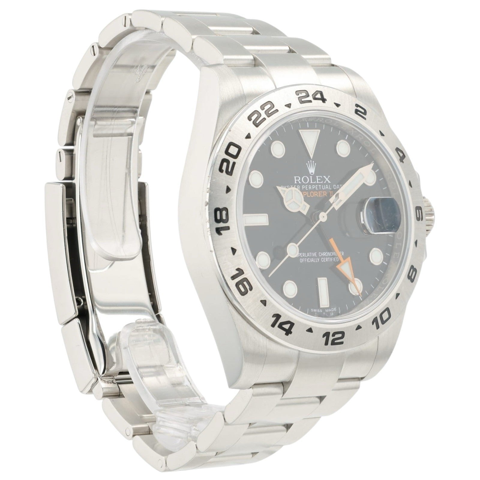 Rolex Explorer II Black Dial Stainless Steel 42mm Automatic Mens Watch 216570