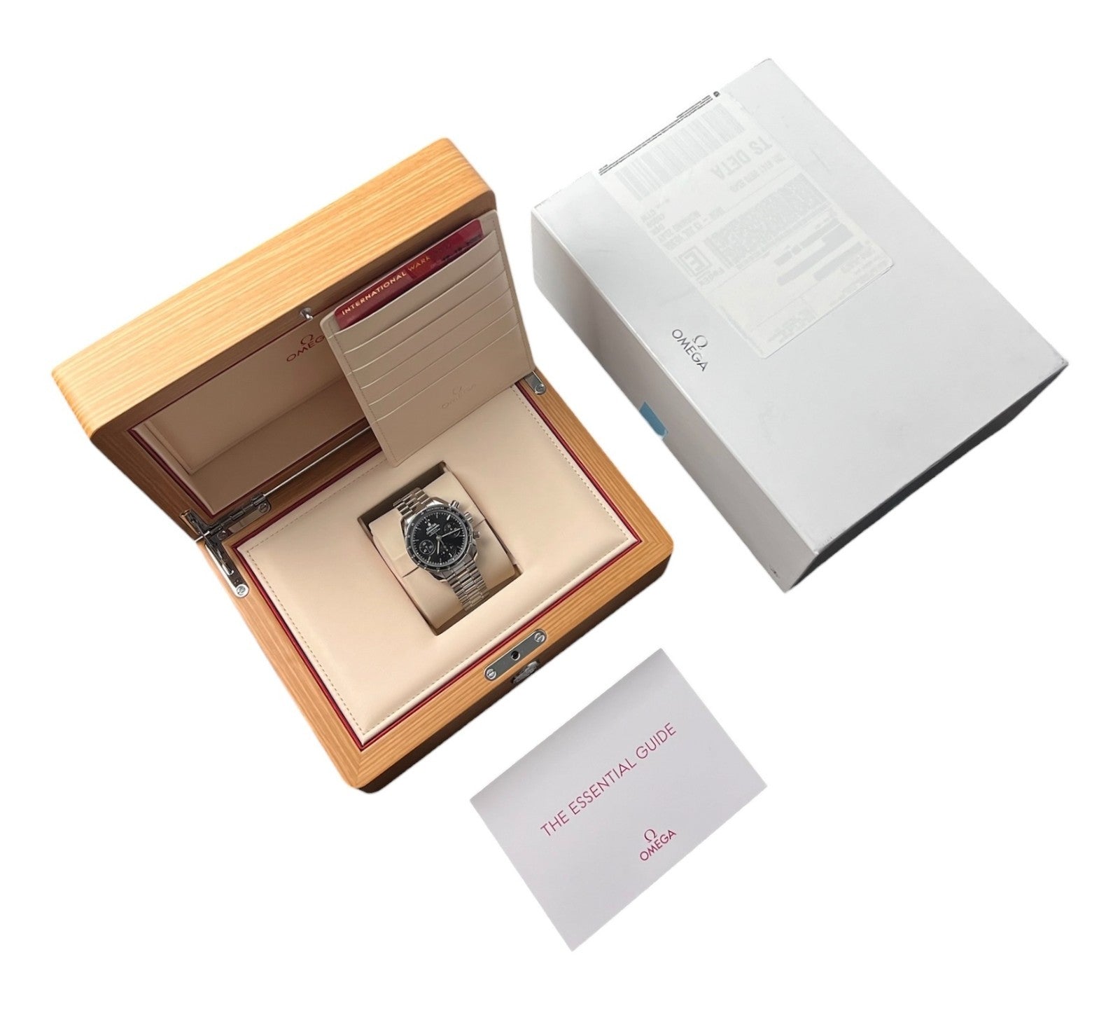 Omega Speedmaster Black Dial Stainless Steel 38mm Automatic 324.30.38.50.01.001