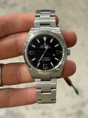 2012 Rolex Explorer Steel 39mm MK1 Auto Men’s Watch 214270 W/ Card - READ