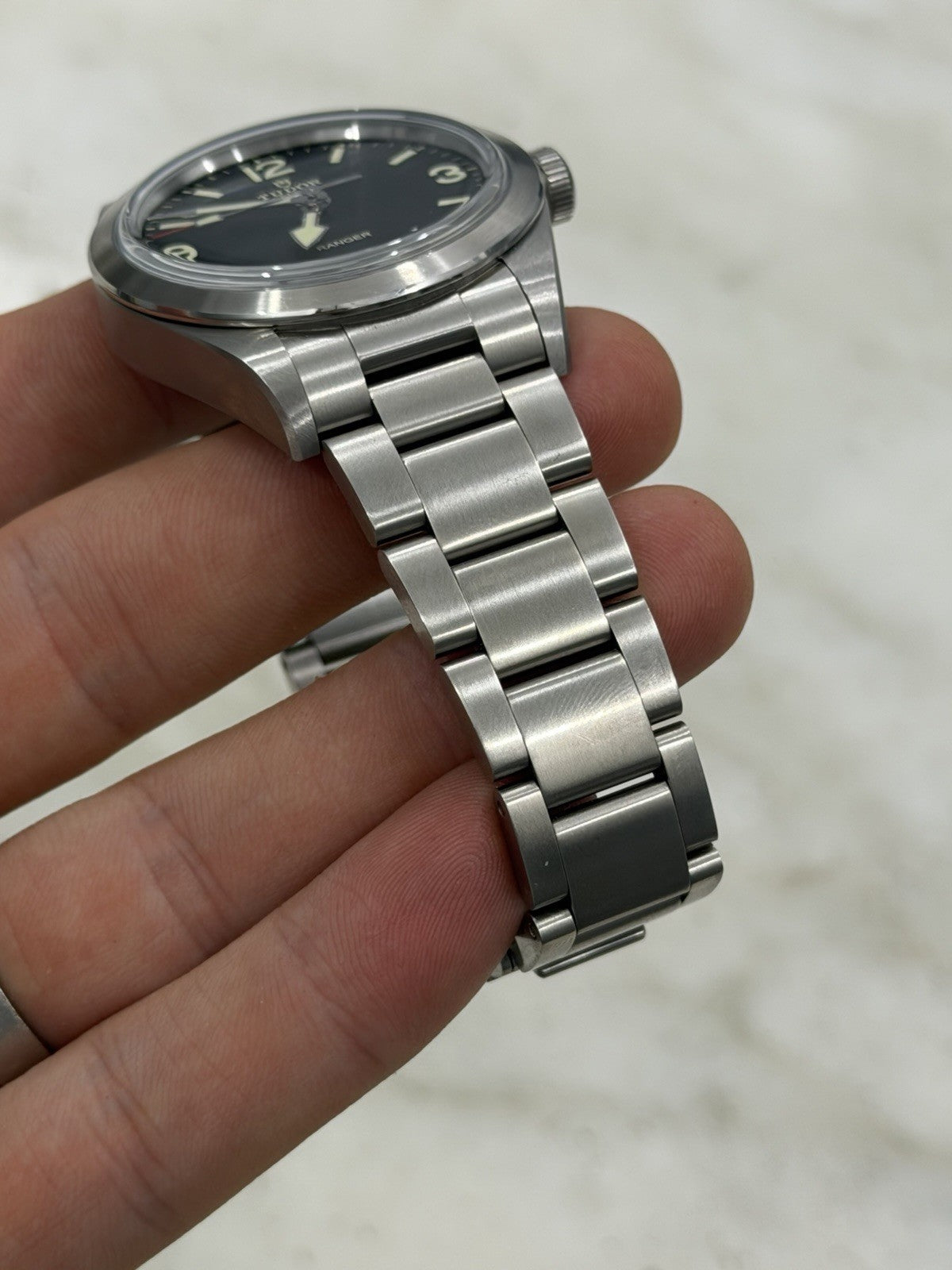 8/2025 Tudor Ranger 39mm Stainless Steel 79950 Black Dial Automatic Mens Watch