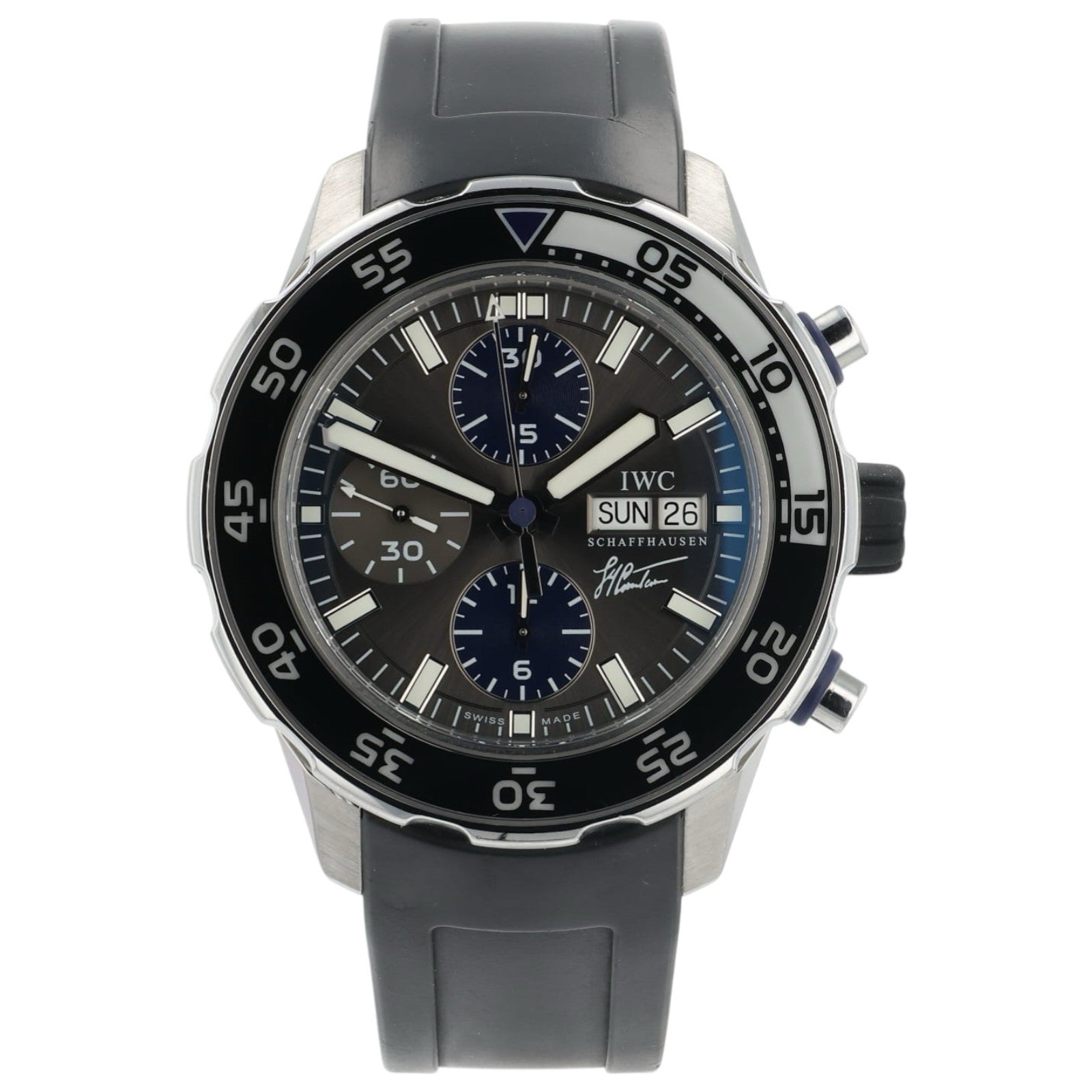 IWC Aquatimer 44mm Jacques-Yves Cousteau Grey Dial Stainless Steel IW376706