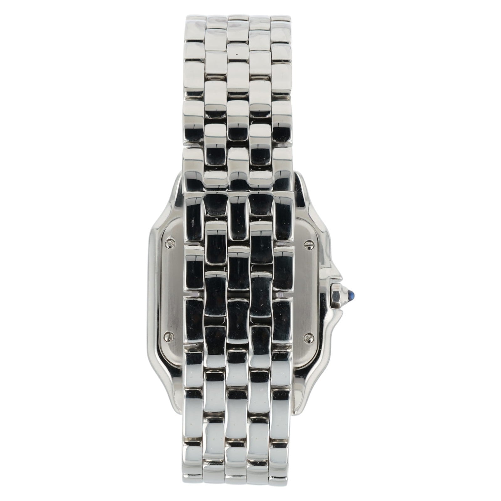 Cartier Panthere Silver Dial Stainess Steel 27mm Quartz Womens Watch W4PN0008