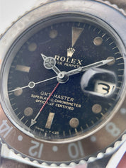 Rolex GMT-Master Gilt Stainless Steel Black Dial 40mm Automatic Men’s Watch 1675
