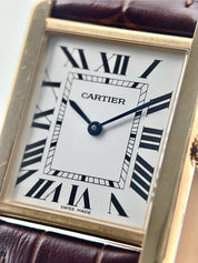 Cartier Tank Solo 18k Yellow Gold and Steel 27mm Quartz Men’s Watch W520004