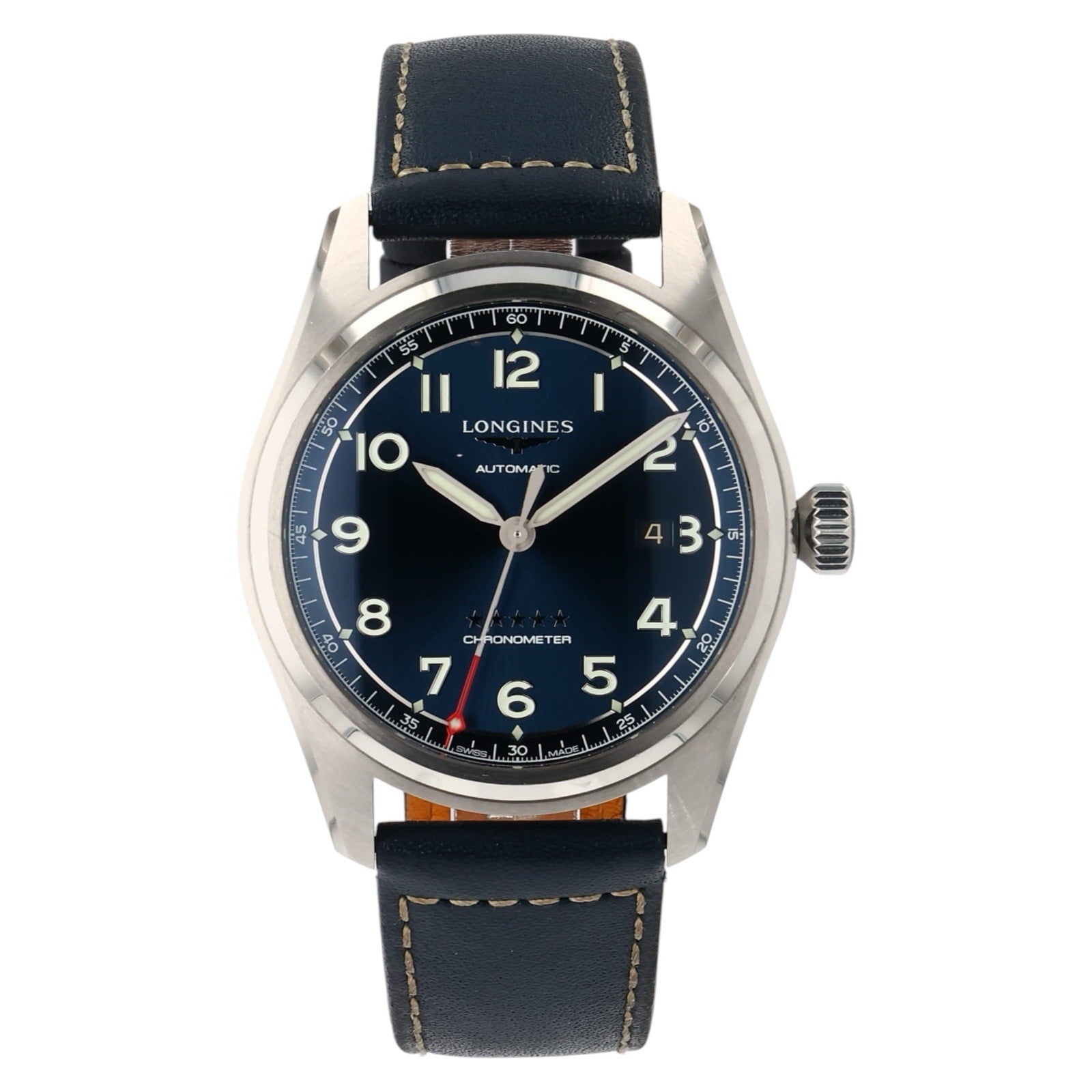 Longines Spirit Stainless Steel Blue Dial 42mm Automatic Men’s Watch L3.811.4