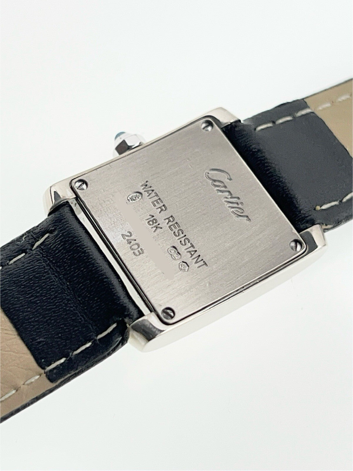 Cartier Tank Francaise 18k White Gold 20mm Quartz Women’s Watch 2403
