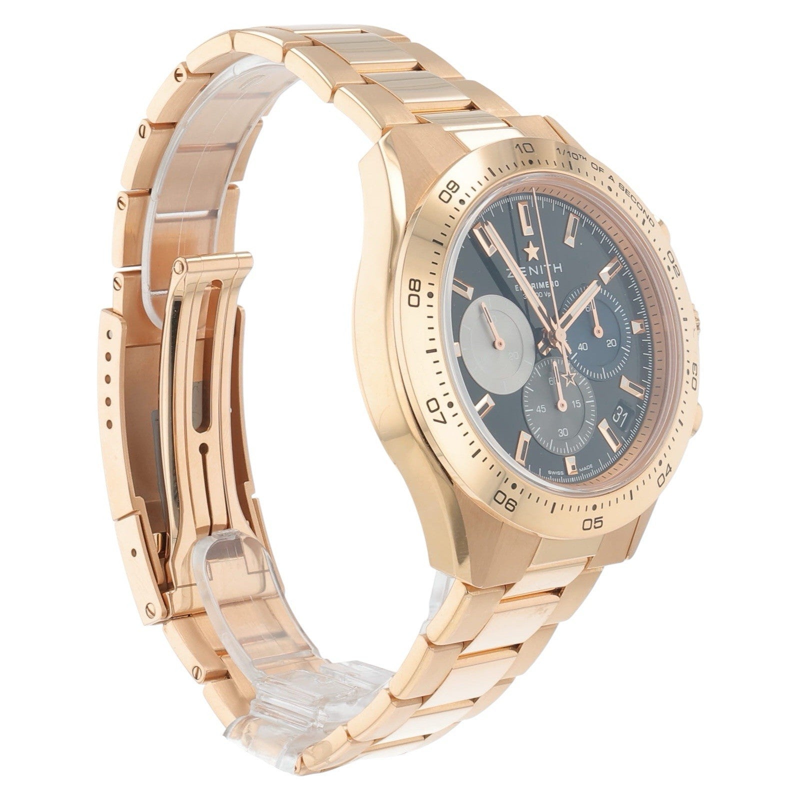 2025 Zenith Chronomaster Sport 18k Rose Gold Black Dial 41mm Watch 18.3101.3600