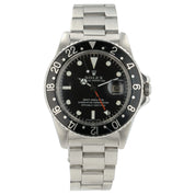 Rolex GMT-Master Black Dial Stainless Steel 40mm Automatic Men’s Watch 1675