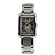 Cartier Tank Anglaise Stainless Steel Silver Dial 22mm Quartz Women's W5310022