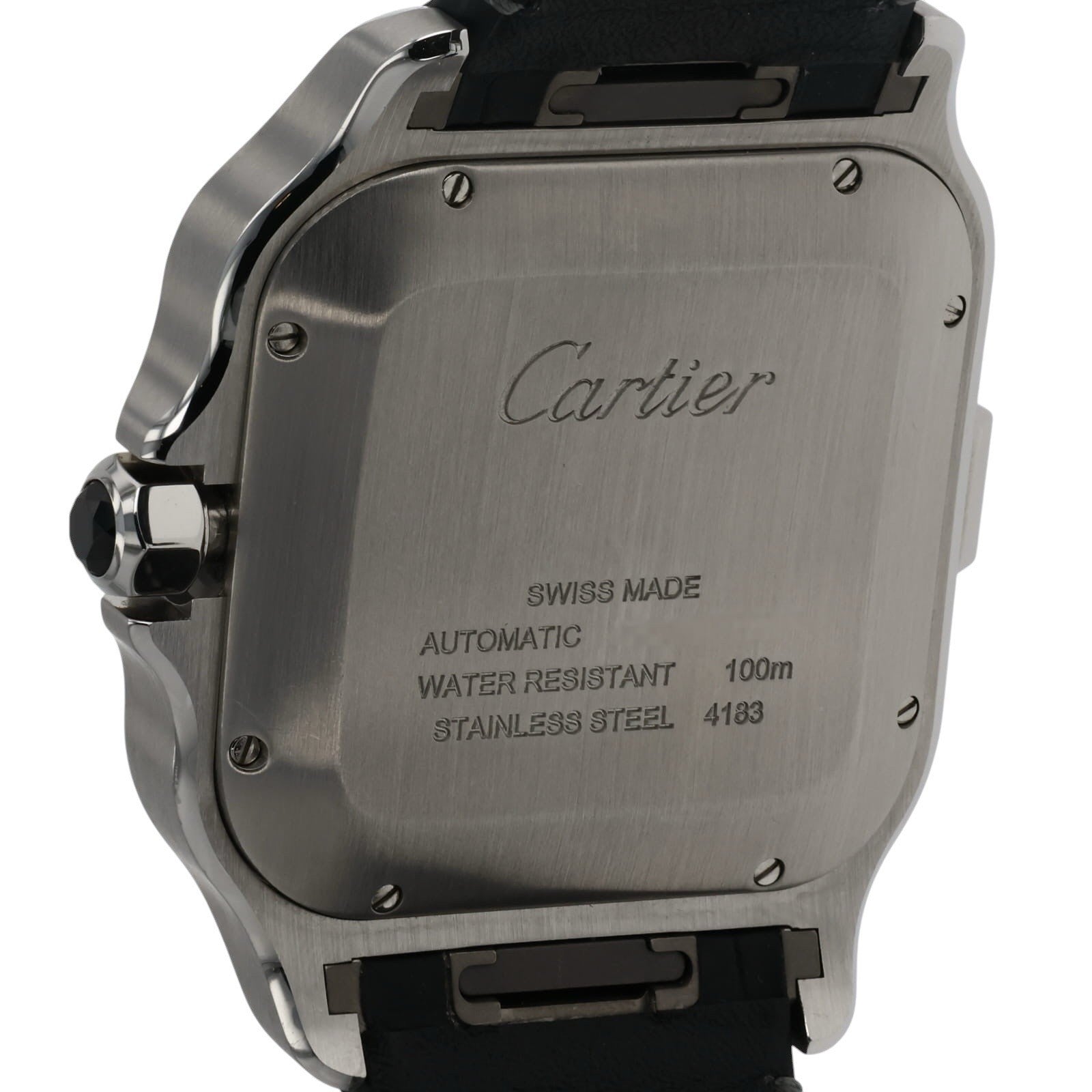 Cartier Santos Stainless Steel Silver Dial 41mm Automatic Men’s Watch WSSA0017