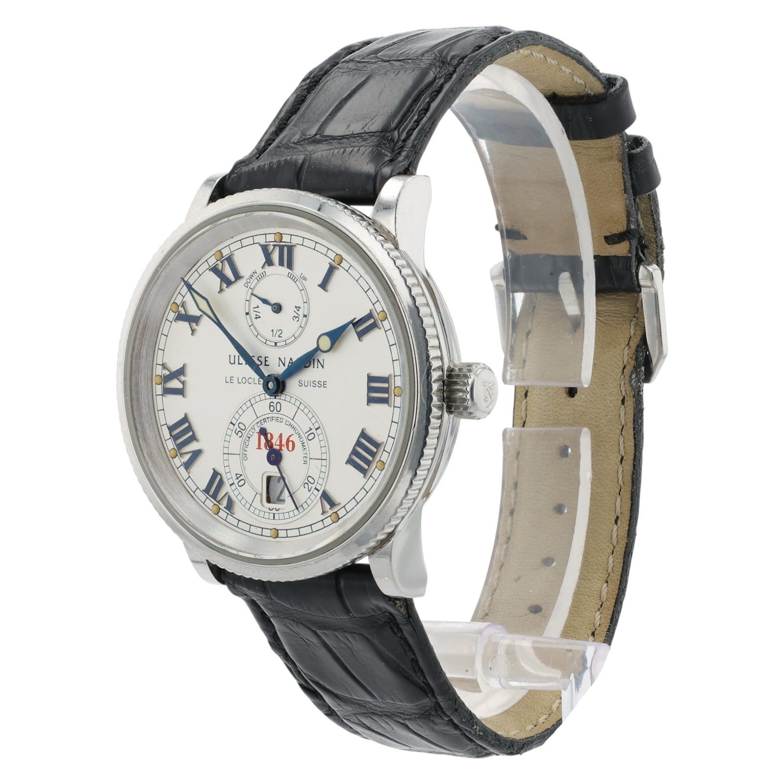 Ulysse Nardin Mariner Stainless Steel Silver Dial 38mm Auto Men’s Watch 263-22