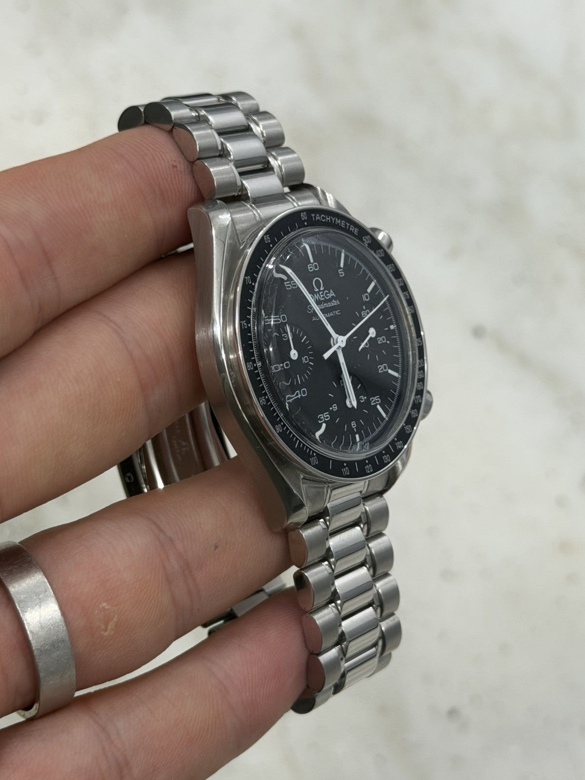 Omega Speedmaster Reduced Steel Black Dial 39mm Automatic Men’s Watch 3510.50