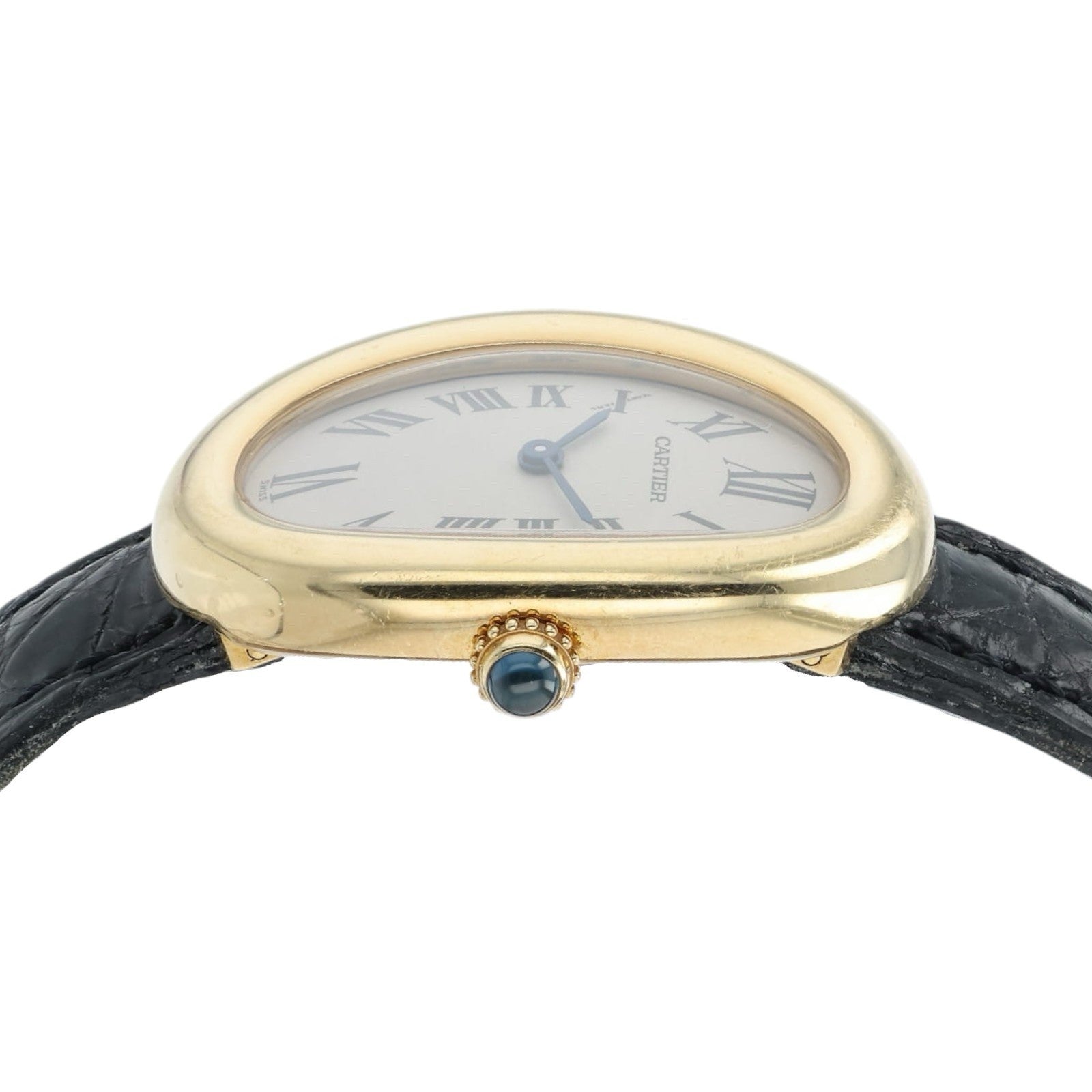Cartier Baignoire Ivory Dial 18k Yellow Gold 23mm Quartz Women’s Watch W1506056
