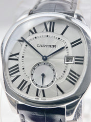 Cartier Drive De Cartier Men's Watch 3930 Automatic 40mm Silver Dial Wristwatch