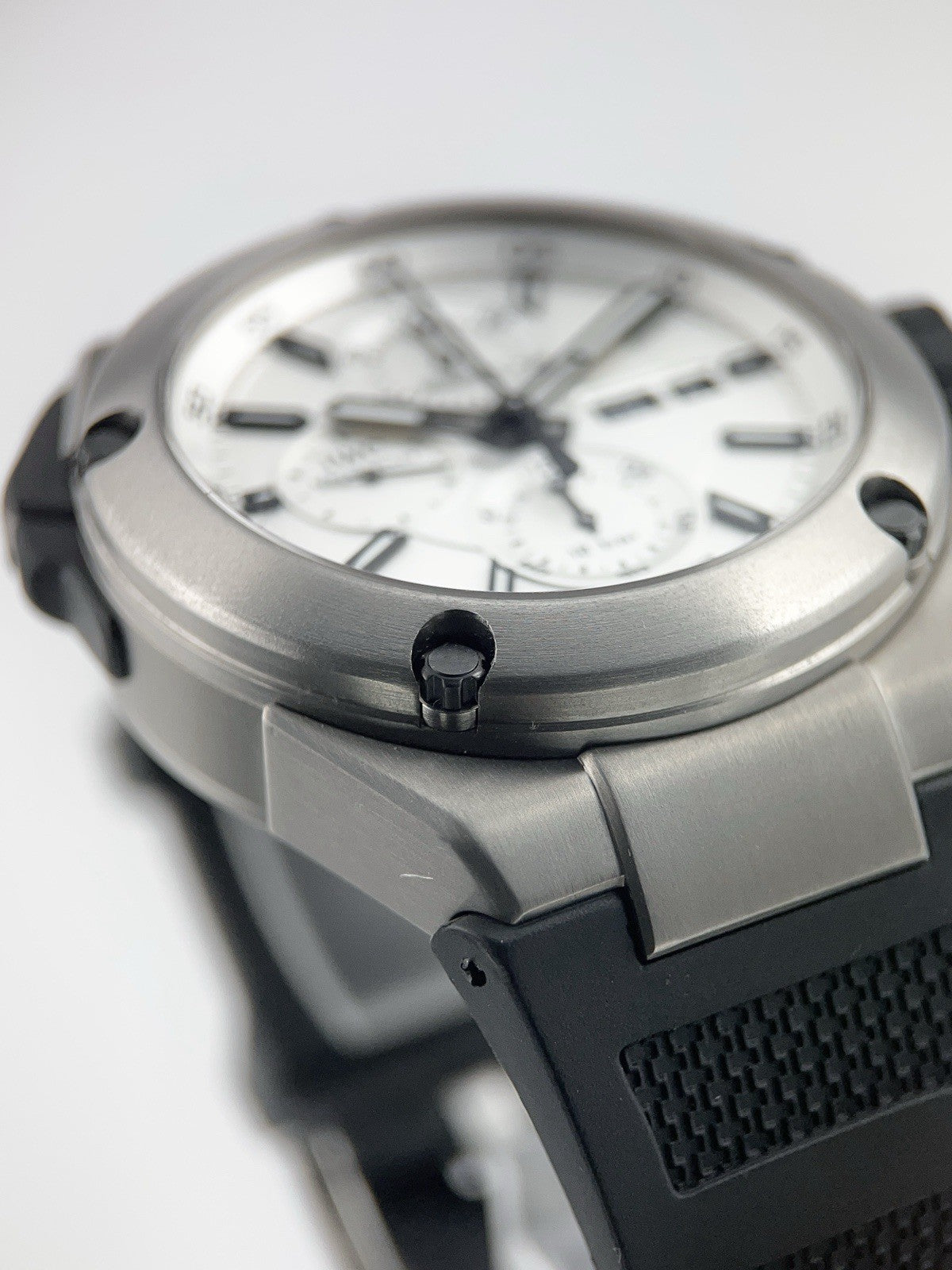 IWC Ingenieur Chrono Titanium Silver Dial 45mm Automatic Men's Watch IW386501