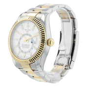 Rolex Sky Dweller White Dial Gold & Steel 42mm Automatic Men’s Watch 326933