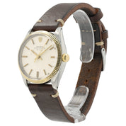 Rolex Air-King Silver Dial Gold & Steel 34mm Automatic Movement Men’s Watch 5501