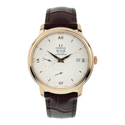 Omega De Ville 18k Rose Gold Silver Dial 39.5mm Auto Watch 424.53.40.21.02.001