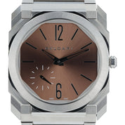 Bvlgari Octo Finissemo Salmon Dial Stainless Steel 40mm Automatic Mens 103856