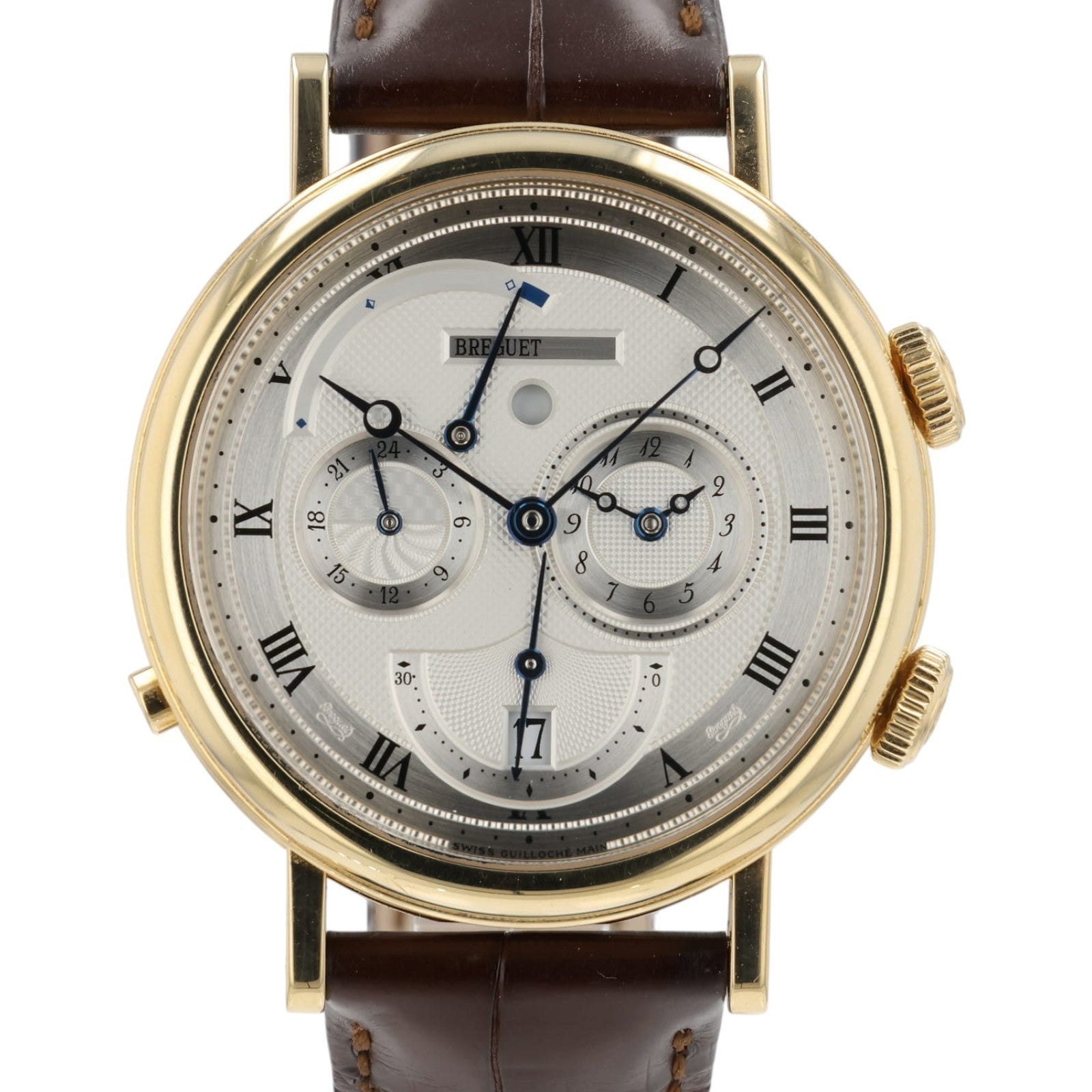 Breguet Classique Alarm Silver Dial 18k Yellow Gold 39mm Automatic Mens 5707BA