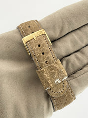 Girard Perregaux Vintage 18k Yellow Gold Silver Dial Automatic Men's Watch 2599